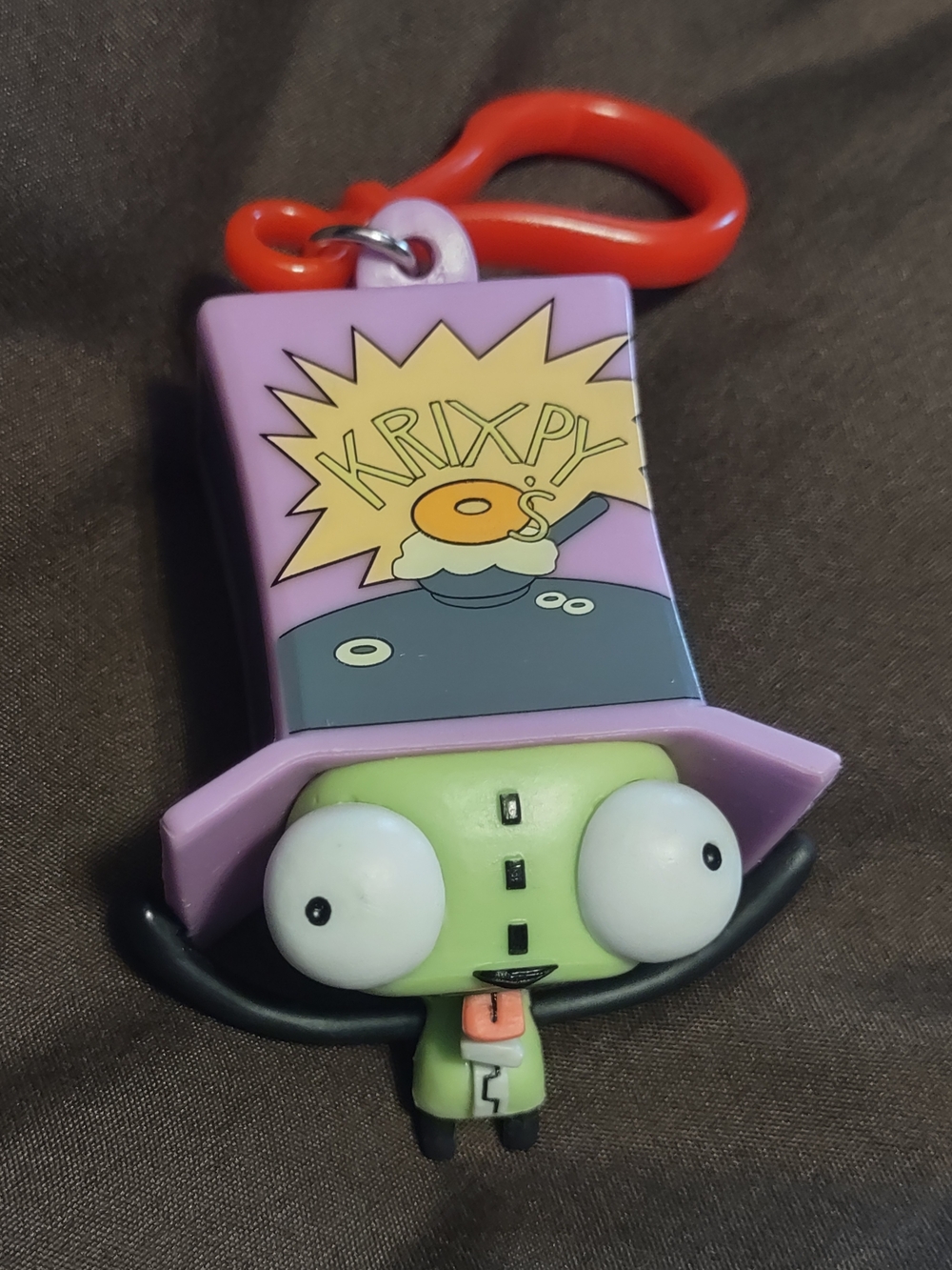 Invader Zim Gir Cereal Keychain